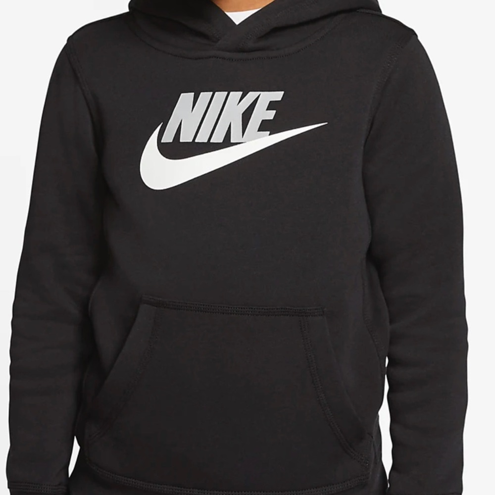 Kids black Nike hoodie